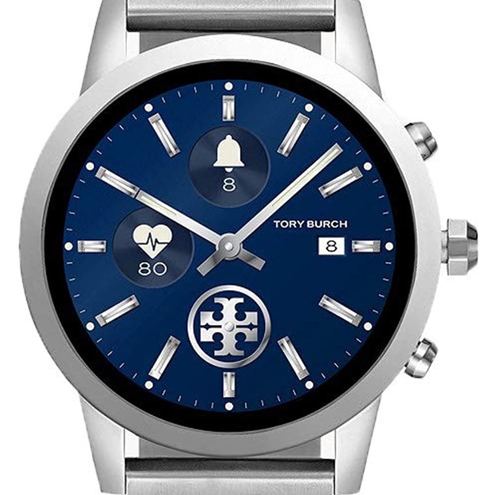tory buch tbt 2001 stainless still smart watch